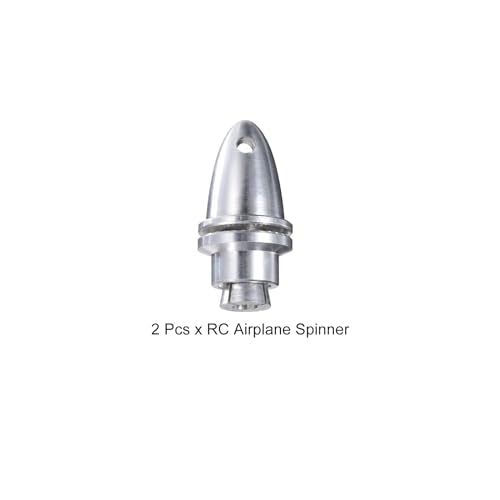 MECCANIXITY RC Plane Airplane Spinners Propeller Adapter, 3mm Extrusion Propeller Adapter Saver for Shaft Brushless Motor Speed Controllers, Pack of 2 - size: 3mm