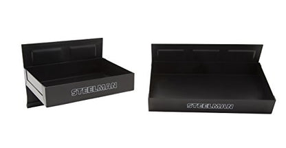 Steelman Non-Marring Magnetic Tool/Parts Storage Trays for Rolling Toolboxes, Durable Steel, 4-Piece Set - size: 4-Piece Set