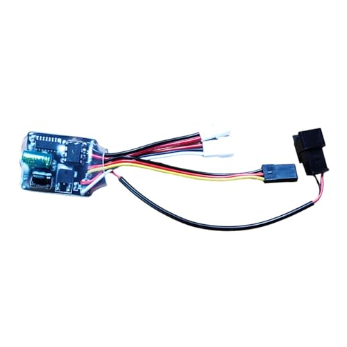 Yiju Brushed ESC RC Speed Controller Upgrade Accessory Waterproof DIY Replacement Part Suitable for Crawling or RC Truck Hobbyist