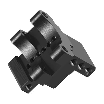 Adjustable Rear Link Mount Aluminum Link Bracket for Axial SCX24 Deadbolt AXI90081 C10 Gladiator Bronco Upgrades Parts (Black) - color: Black