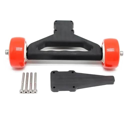 for Arrma 1/5 for Kraton 8s for Outcast 8S for Monster Truck Double Wheel Wheelie Bar RC Car Update Parts Replacement Accessories RC Repair Parts(Red) - size: Red
