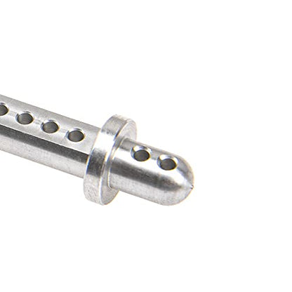 Aluminum Alloy RC Body Post Mounts Compatible with Axial SCX10 1/10 4WD RC Crawler Cars (Silver) - color: Silver