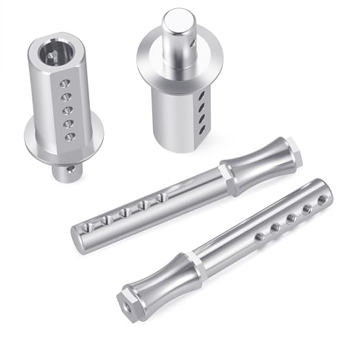 RC Car Front Shell Holder Column Mounts Aluminum Front Body Post Set with Screws Compatible with 1/7 HOBAO VTE2 RC Car