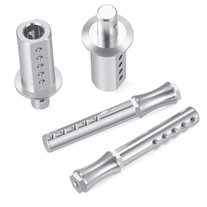 RC Car Front Shell Holder Column Mounts Aluminum Front Body Post Set with Screws Compatible with 1/7 HOBAO VTE2 RC Car