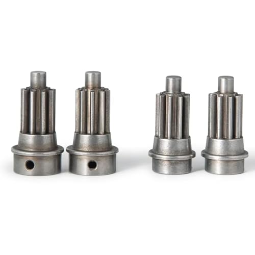 Rc Parts Compatible with Traxxas for TRX-4 1/10 RC Crawler Car Upgrade Parts 4Pcs Metal Front Rear Portal Drive Shaft Input Gear Set 8259 8257