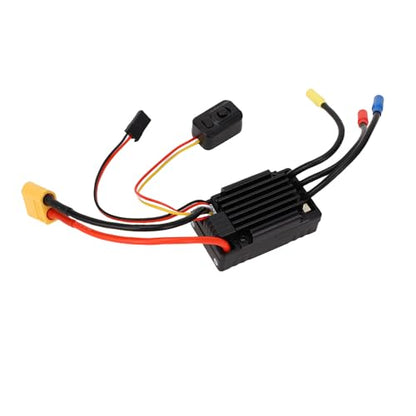 YWBL-WH 35A Brushless ESC with Water Proof, External Programming Port, and Multiple Guard Functions for 1/18 RC Car Electronic Speed Controller