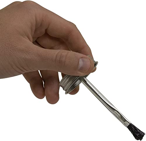Clear All Purpose Tire Repair Vulcanizing Cement W/Brush Top Can (8oz - Single) - size: 8oz - Clear - Single