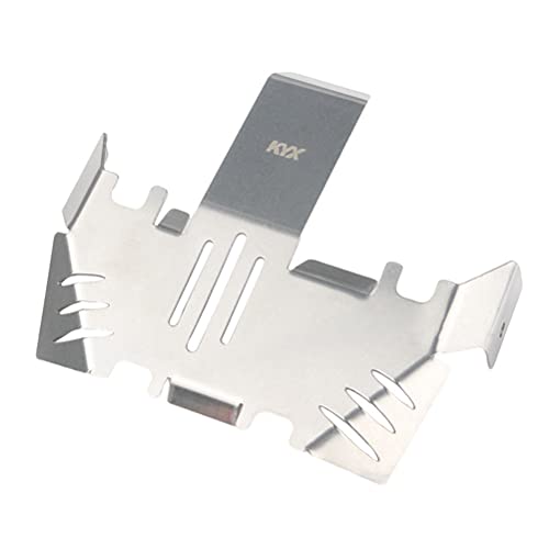 KYX Racing Stainless Steel Frame Protector & Skid Plate Chassis Guard & Axle Protective Plate Upgrades Parts Accessories for 1/10 Rc Crawler TRX-4 2021 Bronco