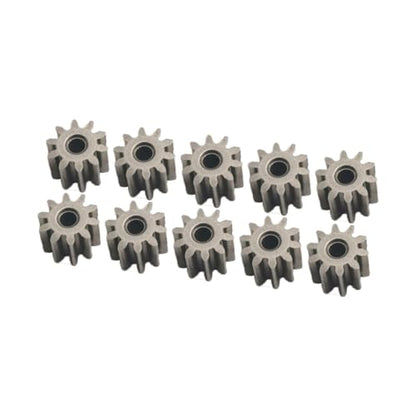 10Pcs RC Motor Pinion Gear Set, Metal 10T Replacement for 1/12 MN99S2 MN78 MN82 MN168 Crawler Truck Upgrade Parts