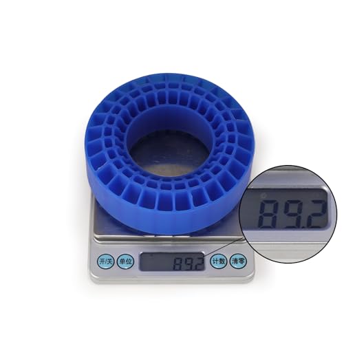 1.9 Inch Silicone Rubber Insert Foam Fit for 118-122mm 4.75" OD 1.9" Wheel Tires Inserts for 1/10 RC Crawler Accessories (Blue) - color: Blue