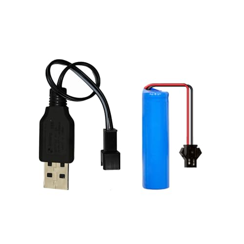 3.7V 500mAh SM-3P Battery and USB Charger for Remote Control Car S811 S812 S814 S815 S817