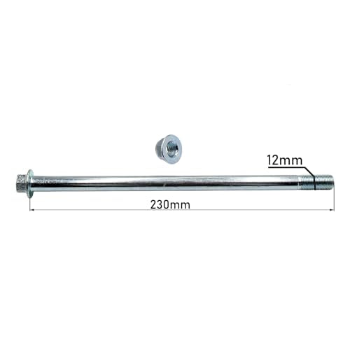 12mm 9" Wheel Axle For Lifan SDG SSR Pitster Pro Taotao Quad ATV Pit Dirt Bike 110cc 125cc 140cc