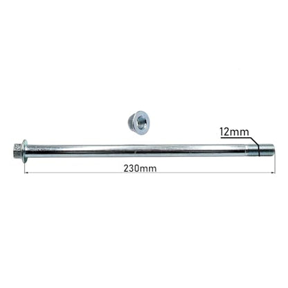 12mm 9" Wheel Axle For Lifan SDG SSR Pitster Pro Taotao Quad ATV Pit Dirt Bike 110cc 125cc 140cc