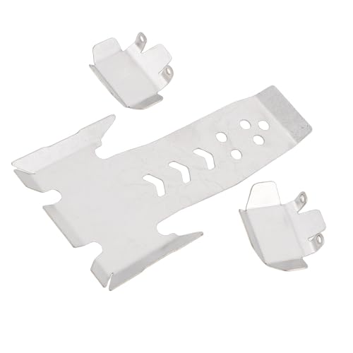 RC Chassis Armor Set Fit for VS4-10 Phoenix 1/10 RC Crawler Upgrades Parts with RC Front Rear Axle Protector Skid Plate