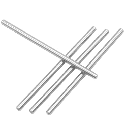 4Pack ShareGoo Metal Front Rear Suspension Arm Round Pin 40.5x2mm Upgrade Part Compatible with WLtoys A949 A959 A969 A979 K929 1/18 Scale Models RC Car