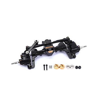 RCAWD Reinforced Screws SCX24 Front Portal Axle Full Brass for Axial 1/24 SCX24 AX24 & AX24 Upgrade Parts