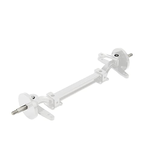 Diydeg RC Axle, Aluminium Alloy 1/14 RC Truck Front Steering Rod Link Pole Wheel Axle, RC Front Steering Wheel Axle Upgrades Parts for 1/14 Remote Control Unpowered Tractor Truck (Silver)