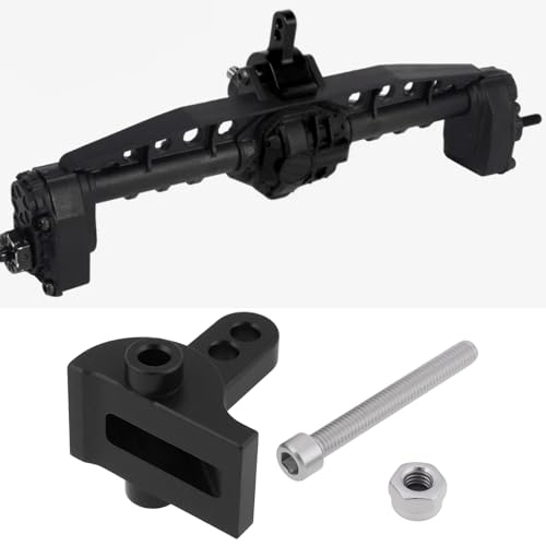 RC Car Rear Upper Link Riser Compatible with Axial SCX10 III AR45P 1/10 RC Crawler LCG Chassis DIY (Black) - color: Black