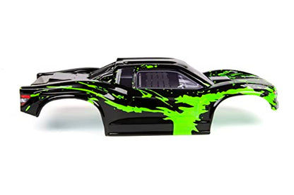 Custom Body Muddy Green Compatible for ARRMA VORTEKS 3S 4x4 4x2 BLX 1/10 Stadium Truck(V-BG-01) - color: Green