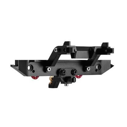 INJORA 26g Rear Bumper - CNC Aluminum Bumper with Light for 1/18 RC Crawler TRX4M Defender Upgrade - size: Rear