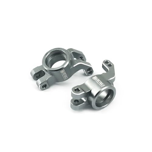 Hobby Details Aluminum Upgrade Parts Set for ARRMA Mini Kraton 4x4 1/16, Front & Rear A-Arms, Knuckle, Steering,Titanium Color (Rear Knuckle) - color: Rear Knuckle