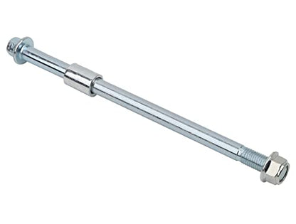 Mokuo 10 * 200mm(0.39″*7.87″) Front Rear Axle with Bushing 20mm Fit for Motorcycle Pit Dirt Bike Moped Scooter QUAD ATV Mini Bike Parts - size: 10-200