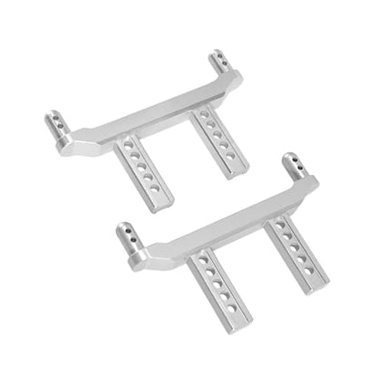 kowaku 2X 1/16 RC Car Body Post Mounts RC Shell Column Easy to Install RC Body Post Spare Parts for 16102Pro RC Car Crawler DIY Accs, Silver