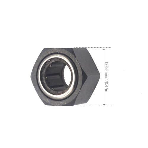 RC 12 mm Hex Nut One Way Bearing R025 RC Pull Start Parts Compatible with Vertex VX 18 16 SH21 12mm Engine for Traxxas HSP Redcat Himoto 1/10 Nitro RC Cars