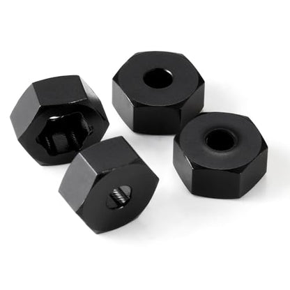 MORLORDY 7mm to 12mm RC Wheel Hex Hubs 4Pcs 6mm Thick Hex Drive Adapters for 1/16 Losi Mini-T 2.0, Mini-B, Mini JRX2, Mini JRXT and All 1/16 RC Car Which Hex is 7MM - color: 6mm