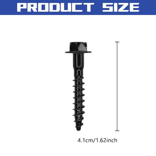 Air Filter Box Screw for Jeep GM Chrysler Chevrolet Dodge Pontiac, Air Filter Housing Retaining Bolts BAS01003 11549031 6509605AA Steel Engine Filter Cleaner Cover Fastener Screws (5Pack)