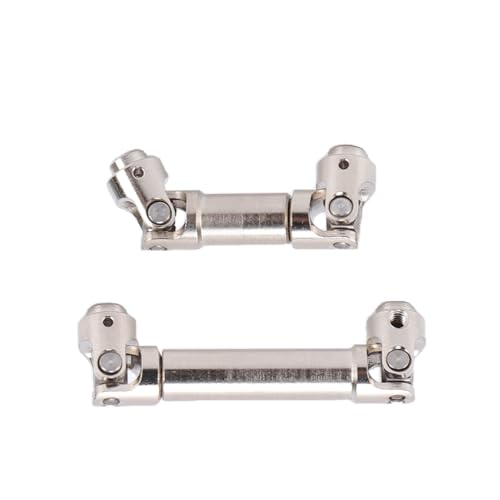 Keenso 1/30 RC Crawler Drive Shafts Set, Steel Upgrade Parts for SCX30, High Strength Metal Design, Enhanced Performance for Remote Control Vehicles