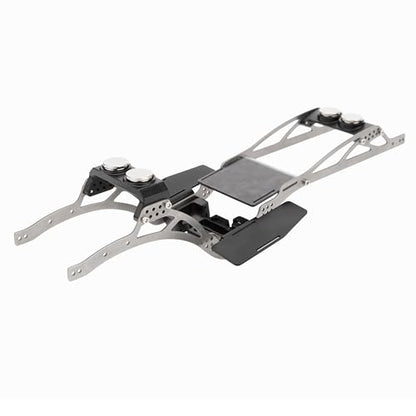 MEUS RACING SCX24 LCG Chassis TC4 Titanium Frame for Axial SCX24 1/24 RC Crawler Upgrades (Dead90) - color: Dead90