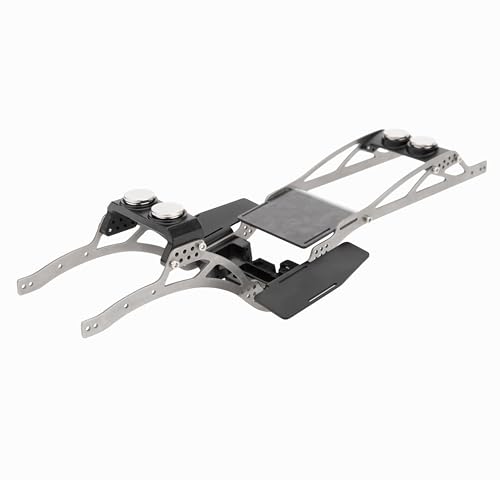 MEUS RACING SCX24 LCG Chassis TC4 Titanium Frame for Axial SCX24 1/24 RC Crawler Upgrades (Dead90) - color: Dead90