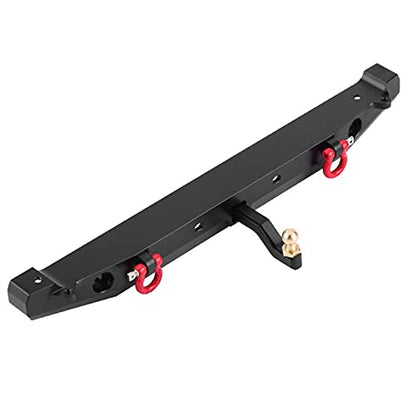 Metal Front Rear Bumper with LED Lights, for SCX10II 90046 1/10 RC Crawler Car