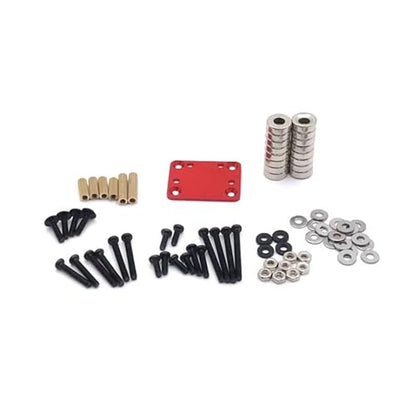 RC Crawlers Components For Wltoys 284131 K999 K969 K989 P929 P939 For Kyosho For Mini-Q RC01 RC Car Body Post Magnet Invisible Fixed Mount 1/28 Upgrade Parts(Yellow) - color: Yellow