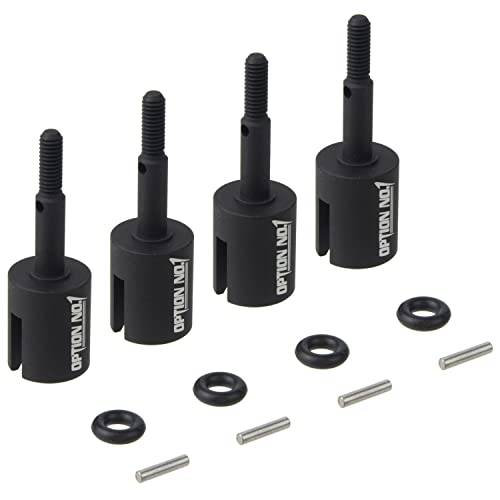 RC Car Aluminum Propeller Joint Wheel Axle for Tamiya TT-01 / TT-02 / TT-02B / TT-02D Chassis 1/10 On-Road Car Upgrade Parts