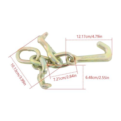 4-Pcs Trailers Pull RTJ G70 Towing Hooks Replacement for J Hook T Hook R Hook Heavy Duty Wrecker Towing Truck Hauler