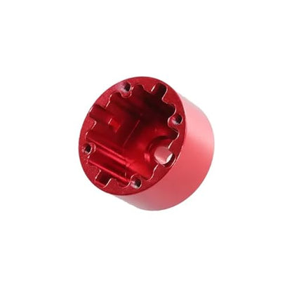 RC Cars Parts For MJX 1/10 Metal Differential Case 10208 For Mini Monster RC Truck Upgrade Or Repair Replacement Parts(Red) - color: Red