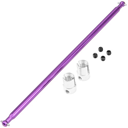 Metal 170mm Drive Shaft Centre Joint Dog Bone 04003 & 02016 Steel Drive Cup Compatible with Redcat Volcano Epx Pro Tornado Sandstorm HSP 94111 94170 1/10 RC Car Truck