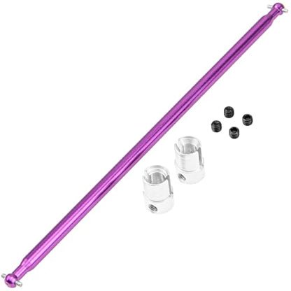 Metal 170mm Drive Shaft Centre Joint Dog Bone 04003 & 02016 Steel Drive Cup Compatible with Redcat Volcano Epx Pro Tornado Sandstorm HSP 94111 94170 1/10 RC Car Truck