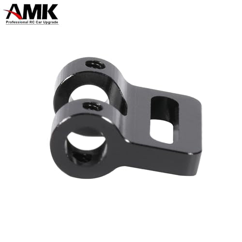 AMK Aluminum Modular Fairlead 4.5mm Tube for Tow Winch Rope 1/10 Scale Bumper Mount Accessories for RC Crawler Axial SCX10 Element Enduro Gen7 Gen8 TRX6 TRX4 Upgrades (Black) - color: Black
