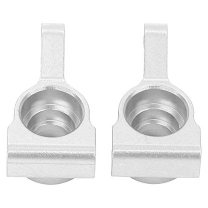 Aluminum Alloy Rear Hub Axle Carrier Replacement for ECX 2WD 1/10 RC Hobby Car, Lightweight Durable RC Rear Axle Hub with Precision Fit, Blue Silver Options (Silver ECX334000S) - color: Silver Ecx334000s