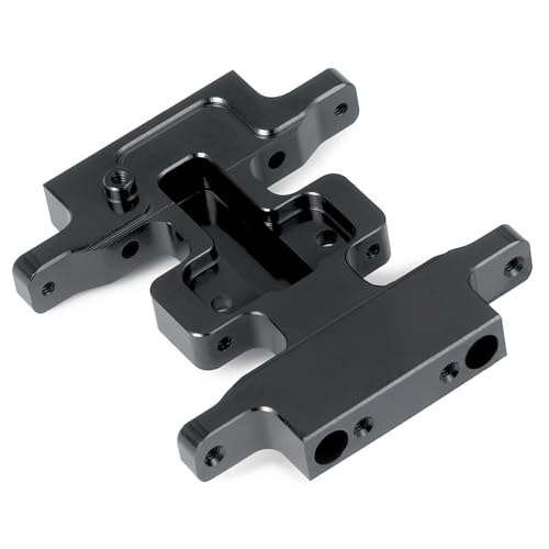 1/24 Skid Plate Transmission Mount for 1/24 RC Crawler Axial SCX24 All Series (Black)