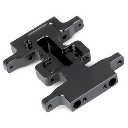 1/24 Skid Plate Transmission Mount for 1/24 RC Crawler Axial SCX24 All Series (Black)