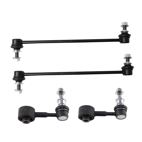 TRQ Front and Rear Sway Bar Link Set 4 Piece Compatible with 2019-21 Lexus UX200 2019-21 UX250h 2018-21 Toyota C-HR 2021-22 Corolla 2016-22 Prius 2019-22, AWD-e 2017-21 Prius Prime - style: PSA29039