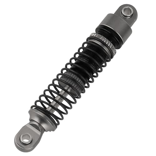 53mm 59mm 66mm 78mm Aluminum Long Threaded Shocks Absorbers Oil Damper for 1/18 RC Crawler TRX4M TRX-4M KUpgrade Parts (53mm-gray) - color: 53mm-gray