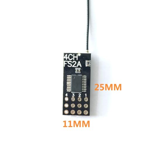 FS2A-4CH AFHDS 2A Mini Compatible Receiver PWM Output for Flysky i6 i6X i6S Controller