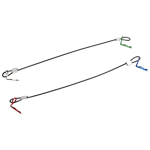 50 Pieces 1mm 90-Degree Angle RC Cars Universal Body Clips Bent Springy Pins & RC Car Clip Pin Steel Wires for All 1/16 1/18 1/20 Scale Model Truck Crawler Trucks - color: 1.0mm