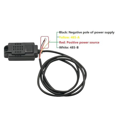 SHT20 Temperature Humidity Sensor Module with RS485 Modbus High Precision Temperature Humidity Monitor Transmitter Sensor Probe DC4-30V
