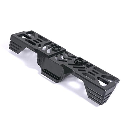 Aluminum Alloy Battery Tray Mount for Axial SCX10 III AXI03007 1/10 RC Crawler Upgrade Parts (Black) - color: Black